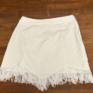 Altar'd State Bachelorette Mini Country Girl Skirt with Fringe